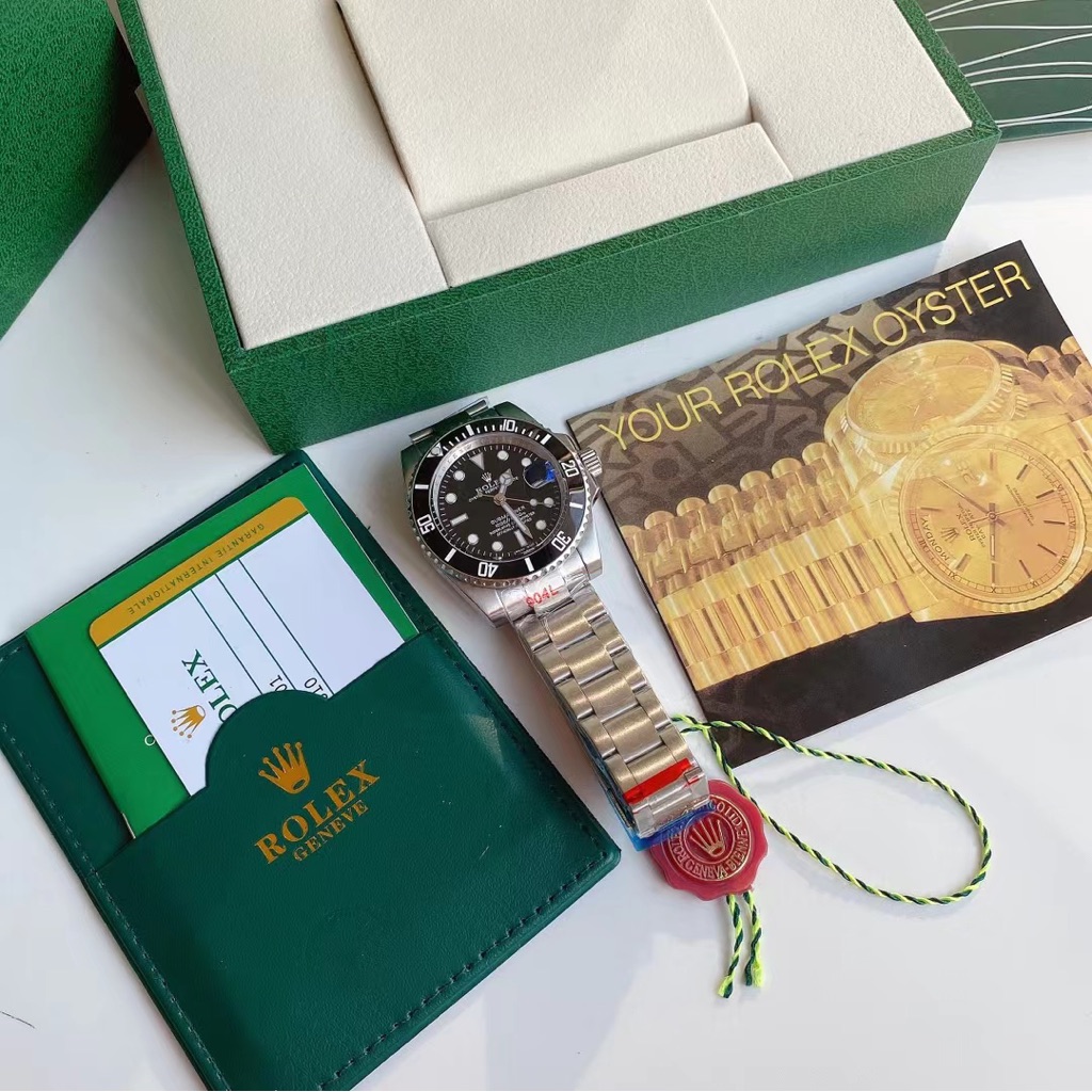 Rolex Oyster Perpetual Watch With Black Dial